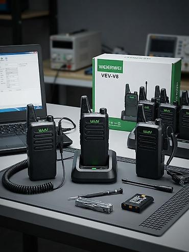fm transmitter: Рации WEIERWEI VEV‑V8 — компактные портативные радиостанции для — 1