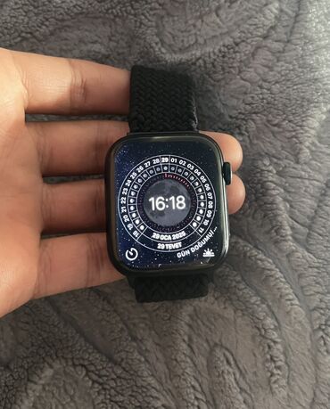 apple watch 4: İşlənmiş, Smart saat, Apple, Suya davamlı, rəng - Qara