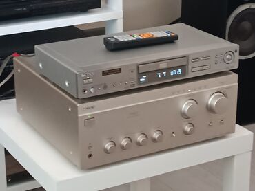 Pojačala i prijemnici: Sony Ta-Fa 5 ES serija (zlatno/srebrni finiš) - Težak, aluminijumski — 7