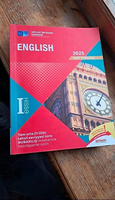 Testlər: Məhsul: “English – Test Toplusu 2025”, I hissə Nəşriyyat: Dövlət — 1