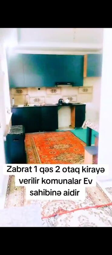 баку снять квартиру недорого: Zabrat 1 qəsəbəsində 2 otaqlı kirayə mənzil. Plan və yerləşmə: - 2