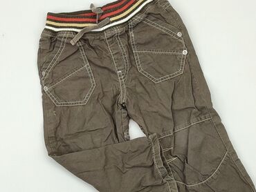 spodnie guess wysoki stan: Material trousers, George, 2-3 years, 92/98, condition - Good