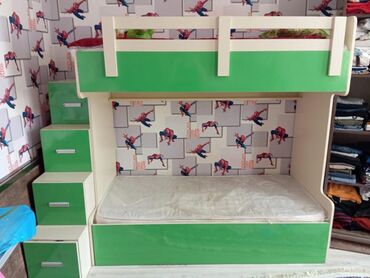 Digər mebel: Ir2 mertebe çarpayi satilir Qiymet 300 man Uzunluq 170/90 Hun 175 sm