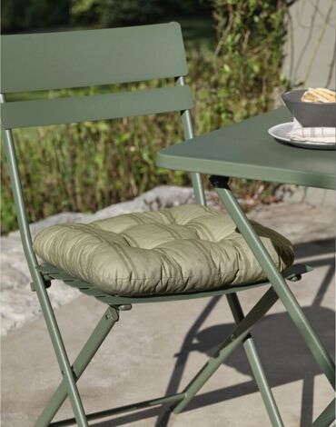 Jastuci: Jastuk za stolice, Memorijska pena, 40x40, bоја - Šareno — 4