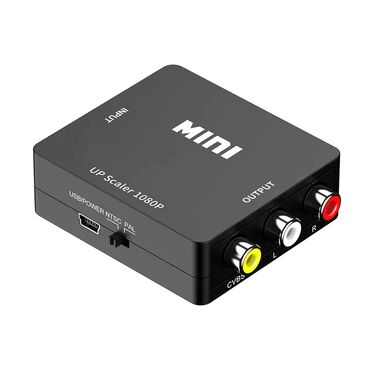 kabel aux: HDMI2AV - адаптер-переходник с HDMI на AV для подключения новых
