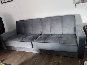 forma ideale barski sto: Four-seat sofas, Textile, color - Grey, Used