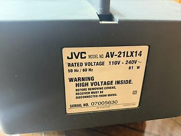 Televizorlar: JVC kineskop televizor Model: JVC AV-21LX14 (InteriArt seriyası) — 2