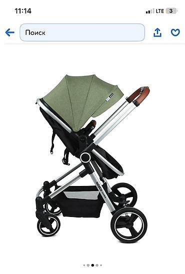 Коляски: Коляска, цвет - Черный, Б/у — 3