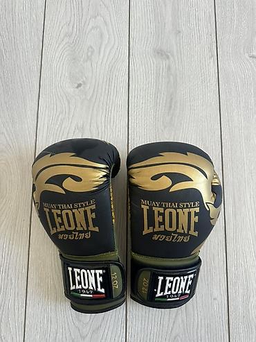 Перчатки: Перчатки для бокса/муай‑тай LEONE 1947, модель Muay Thai Style, вес 12 — 1