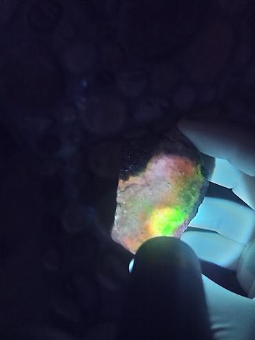 007 first light: Nadir tapılan təbii xam Hyalite Opal daşı 💎✨ Kolleksionerlərin — 3