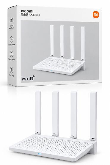 sazz modem satilir: Xiaomi Router AX3000T – Wi‑Fi 6 marşrutlayıcı - Wi‑Fi 6 (802.11ax) — 2