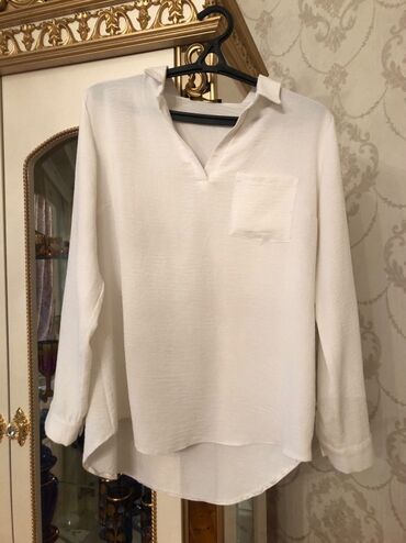 Köynək və bluzalar: Qadın köynəyi – düyməli - Ölçü: 36 (etiketdə “6m 36 razmer” qeyd — 10