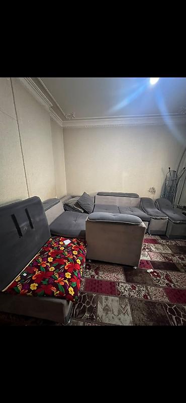 кухонный уголок в карабалта бу: Комплект мягкой мебели, Б/у, Самовывоз, цвет - Голубой — 1