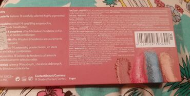 Šminka: Catrice pro slim blushing ocean paleta senki Novo sa celofanom. Uz — 6