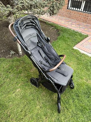 Коляски: Коляска, цвет - Серебристый, Б/у — 3