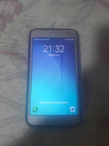 s8 samsung ekran: Samsung Galaxy J7, 16 GB, rəng - Gümüşü, Düyməli