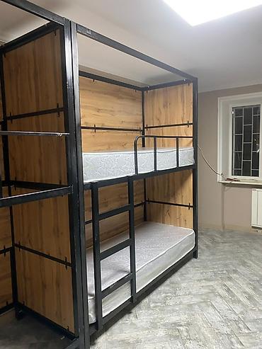 Двухъярусные кровати: Двухъярусные кровати в индустриальном стиле - Прочная металлическая — 1