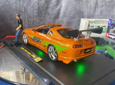 Avtomobil modelləri: Коллекционная модель Toyota Supra A80 Orange 1995 Jada Toys Art — 21