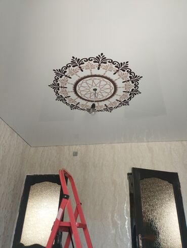 Натяжной потолок: Натяжной потолок Глянцевое, Матовое, 3D потолки Гарантия, Бесплатная консультация, Бесплатный замер — 11