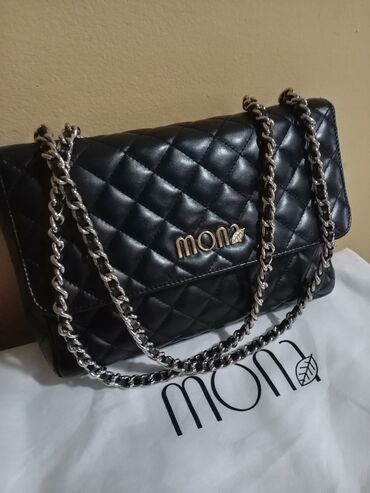 torba za mamu i bebu: Shoulder bag, Mona, Material: Leather