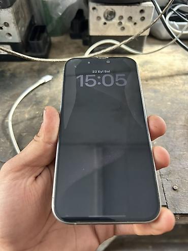 IPhone 15 Pro, 128 GB, Gümüşü, Face ID