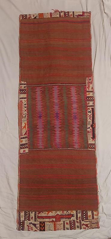 ucuz su cənləri: Əl toxuması kilim-çuval (yüklük torbası) - Material: təbii yun iplik — 2