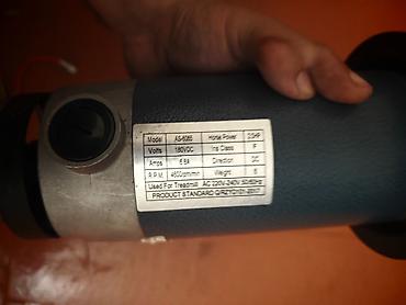 Motor üçün digər detallar: Qaçış trenajoru üçün DC motor Model: AS-3085 Gərginlik: 180 V DC — 2