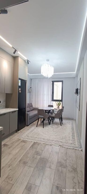 сниму дом на иссык куле: 2 комнаты, 53 м², Элитка, 10 этаж, Евроремонт