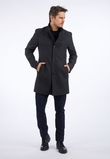 серебрянная цепочка: Мужское пальто Gonzales Wool & Cashmere (Slim Fit) Абсолютно