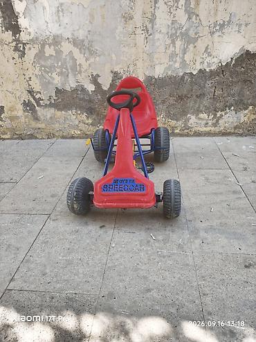 maşn oyunu: Uşaq pedaallı kartinq maşını – GTOYS Speedcar - Rənglər: qırmızı — 4