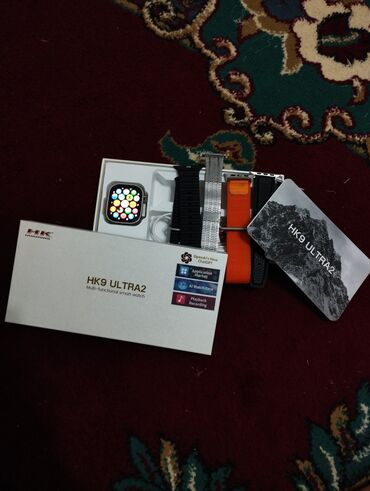 чехлы для очков: Apple Watch HK9 ULTRA2 Точная копия apple watch в комплекте 4 ремешка