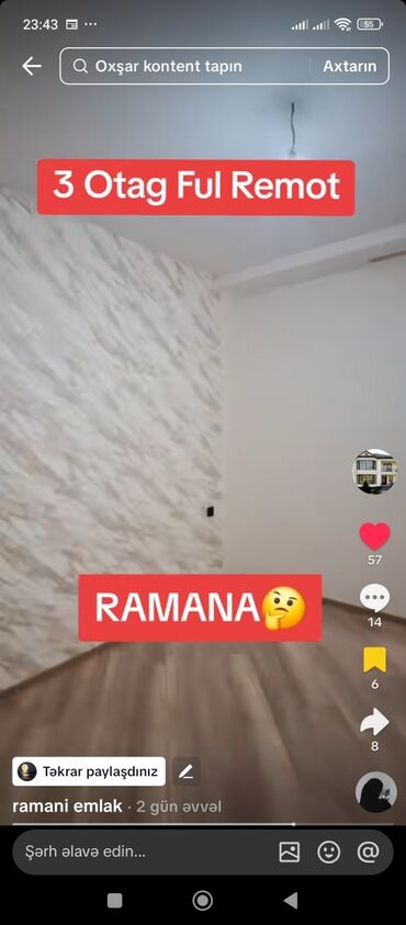 Köhnə tikili: Digah, 3 otaqlı, Köhnə tikili, 85 kv. m -da lalafo.az — 3 Köhnə tikili: Digah, 3 otaqlı, Köhnə tikili, 85 kv. m — 3