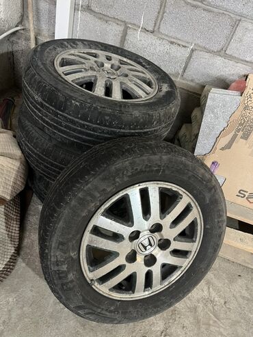 японские мини тракторы: Колеса в сборе 205 / 65 / R 15, Лето, Б/у, Комплект, Легковые, Литые, отверстий - 5