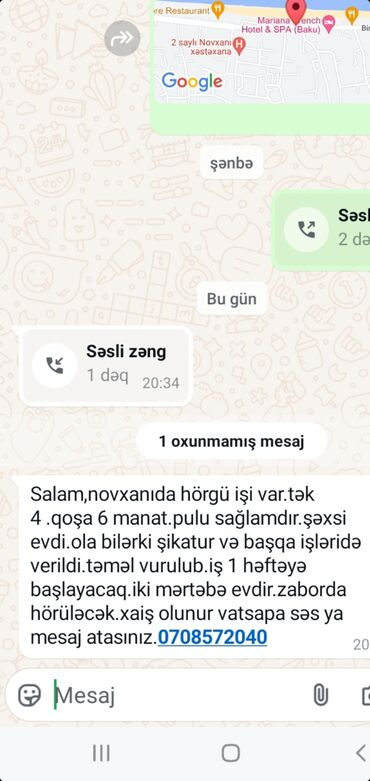 bakı tikiş evi: Hörgü ustasi lazimdi