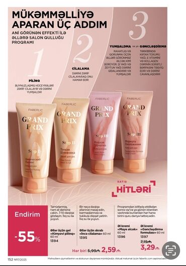 Kosmetika dəstləri: Kosmetik dəst, Faberlic, >10 məhsul, Yeni, Ünvandan götürmə, Pulsuz çatdırılma, Ödənişli çatdırılma — 32