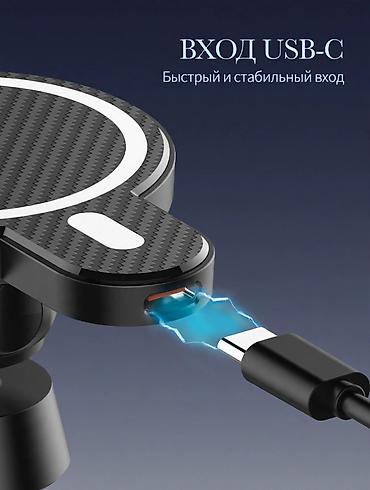 беспроводная зарядка в машину: Супер удобная штука, мощный магнит маг сейф с беспроводной зарядкой ! — 10