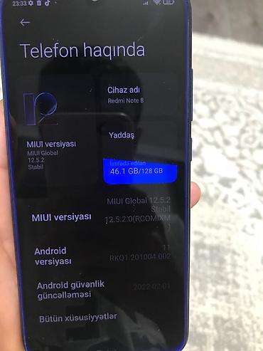 redmi note 8 qiyməti irsad: Redmi Note 8, 128 GB, rəng - Mavi, Barmaq izi — 2