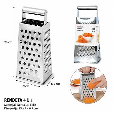 KMT Od nerđajućeg čelika četvorostrano rende 5406833 - Materijal