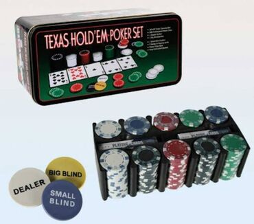 Igračke: Texas Holdem Poker set cipovi Set žetona za texas holdem poker. Kao