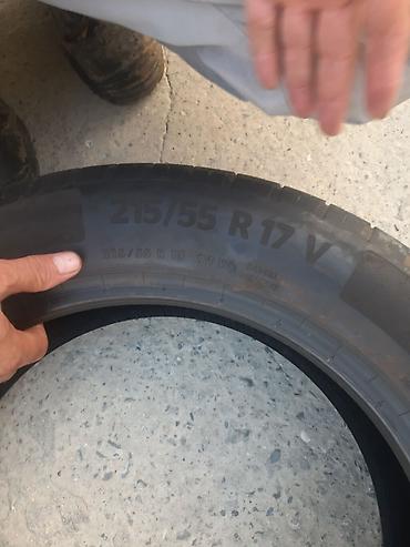 traktor disqisi: Continental EcoContact 6 yay şini - Ölçü: 215/55 R17 - Sürət indeksi — 3