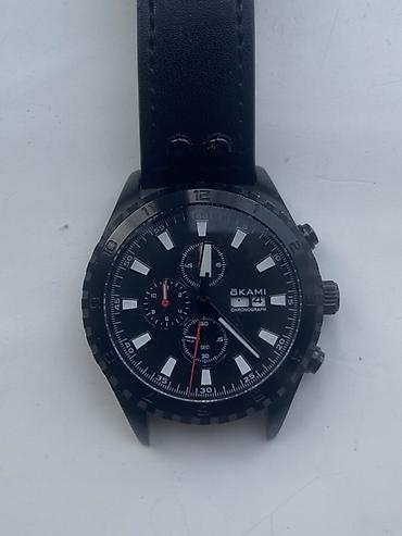 Аксессуарлар: Мужские часы OKAMI Chronograph - Кварцевый хронограф: центральная — 5