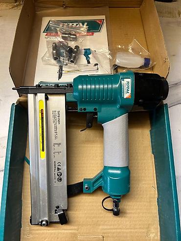Инструменты: TOTAL GA18 2-in-1 Combo Brad Nailer – pnevmatik dırnaq/stapleləyən — 3