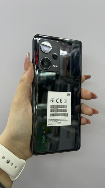 телефоны редми 12: Xiaomi, Redmi Note 12 Pro+ 5G, Б/у, 256 ГБ, цвет - Черный, 2 SIM