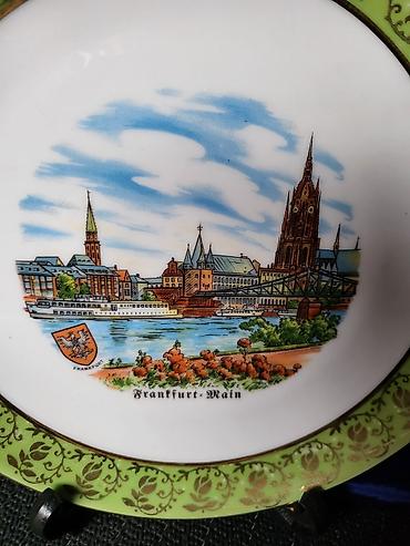 Slike i ramovi: Tanjir za na zid iz 70ih nemacki porcelan. Porcelanski tanjir za na — 2