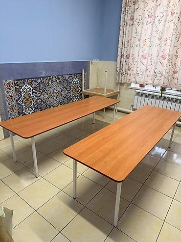 Балдар үчүн столдор: Детская мебель для группы/игровой/класса В комплекте: - Прямоугольные — 5