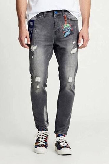 Farmerke: Muške skinny/slim-fit farmerke Veličine od 31-38 - Moderni kroj: uske — 2