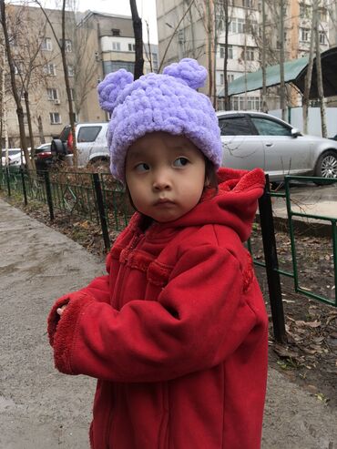 вяжем тунику in Кыргызстан | ПЛАТЬЯ: Детская шапка мягкая и лёгкая тёплая ! Вяжу на заказ ! Для заказа