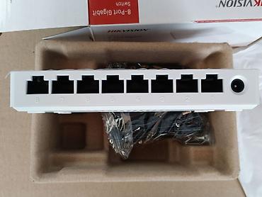 Модемы и сетевое оборудование: HUB Switch HIKVISION DS-3E0508D-E 8-port 10/100/1000Mbps Новый Цена — 4