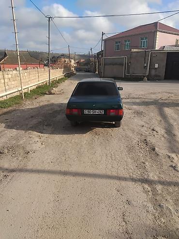 VAZ (LADA): LADA Samara (21099) sedan - Kuzov: 4 qapılı sedan, tünd yaşıl rəng - — 9