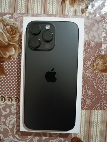 за сколько можно продать айфон 14 про макс: IPhone 16 Pro Max, Колдонулган, 256 ГБ, Black Titanium, Коргоочу айнек, Кабель, Куту, 100 %
